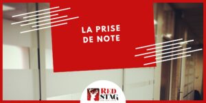 prise de note